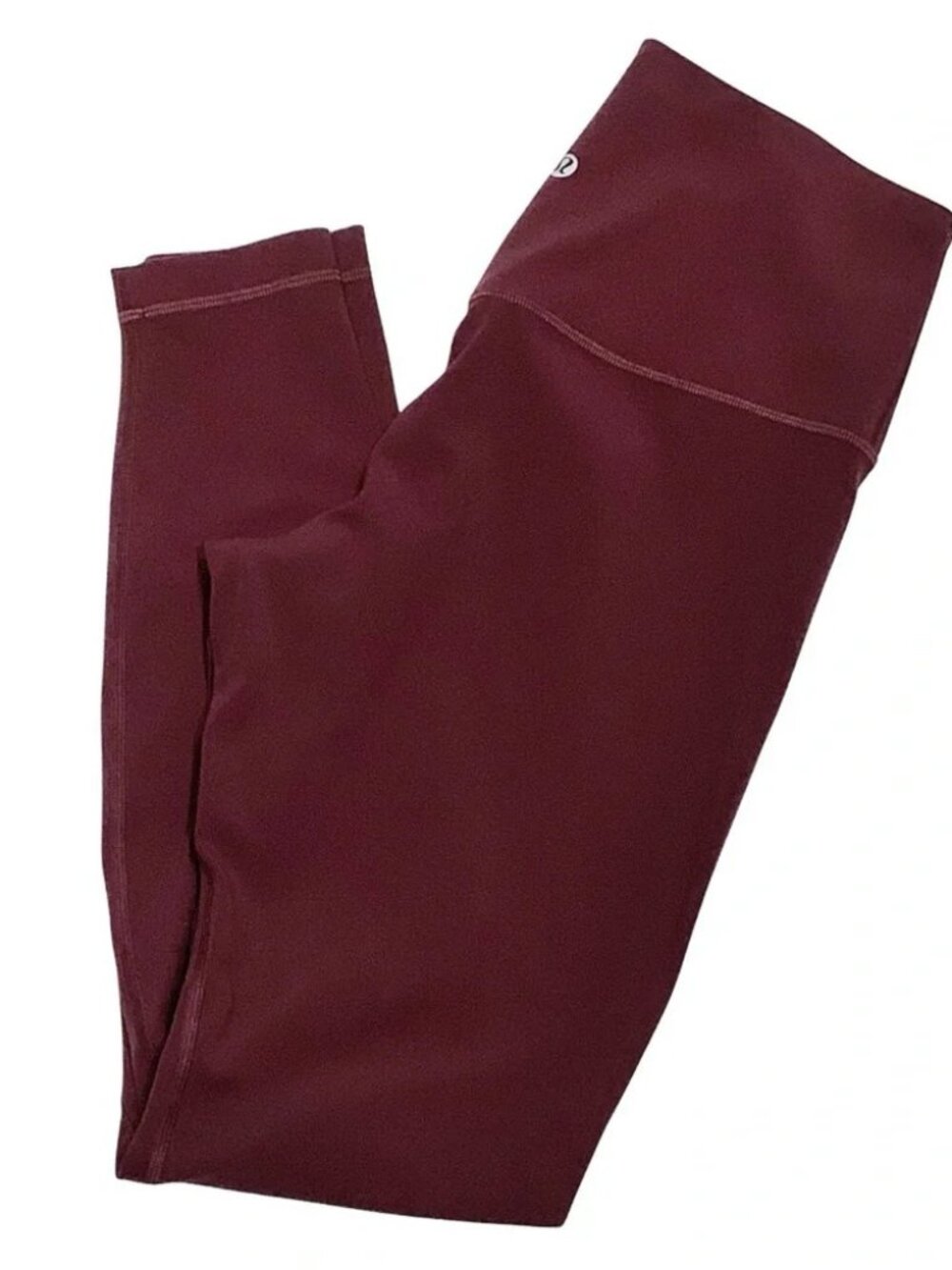 Lululemon Align High Rise Pant 28” Nulu Fabric Red Merlot I Size 14 - Picture 5 of 8